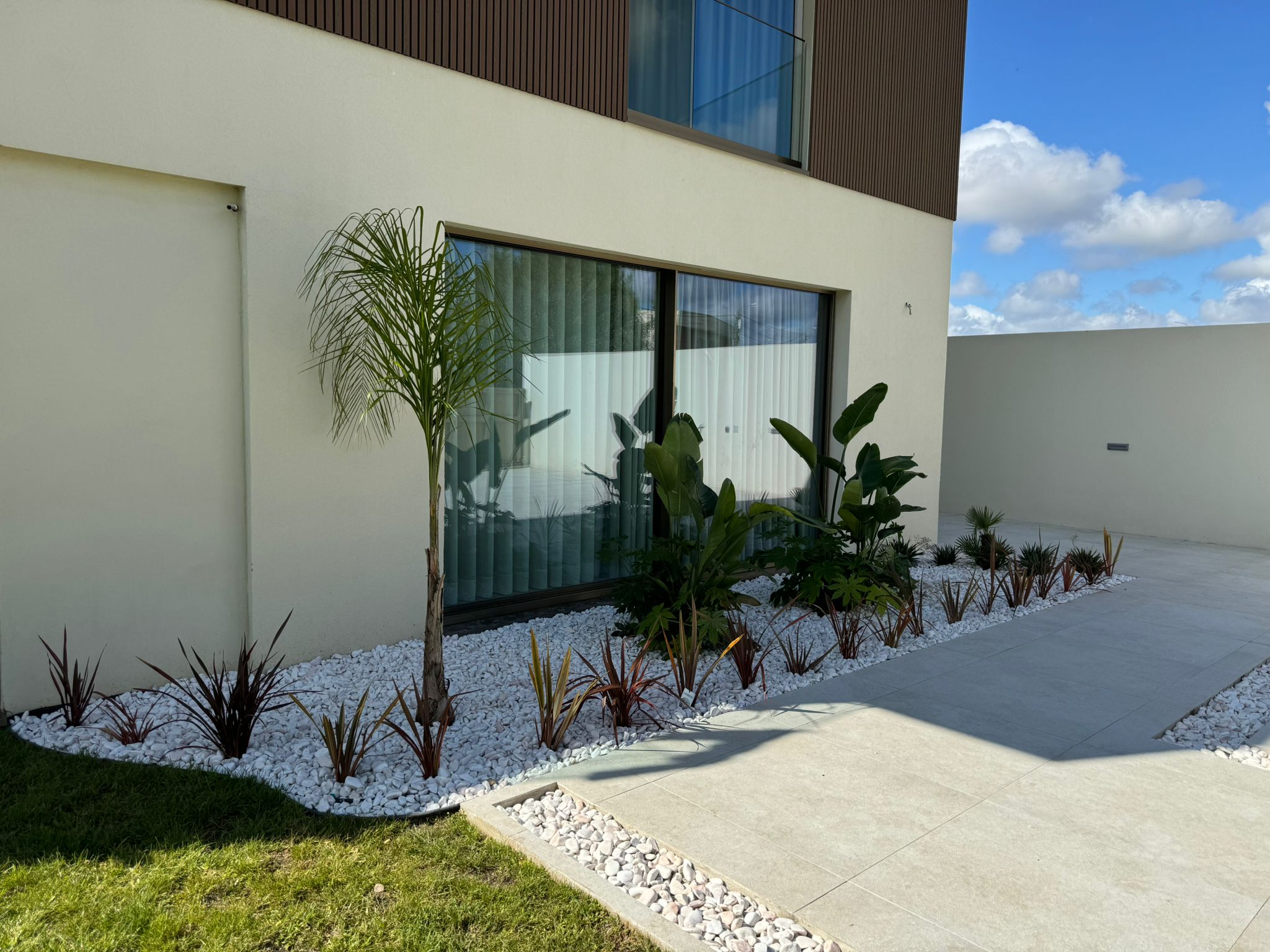 Construção de canteiro