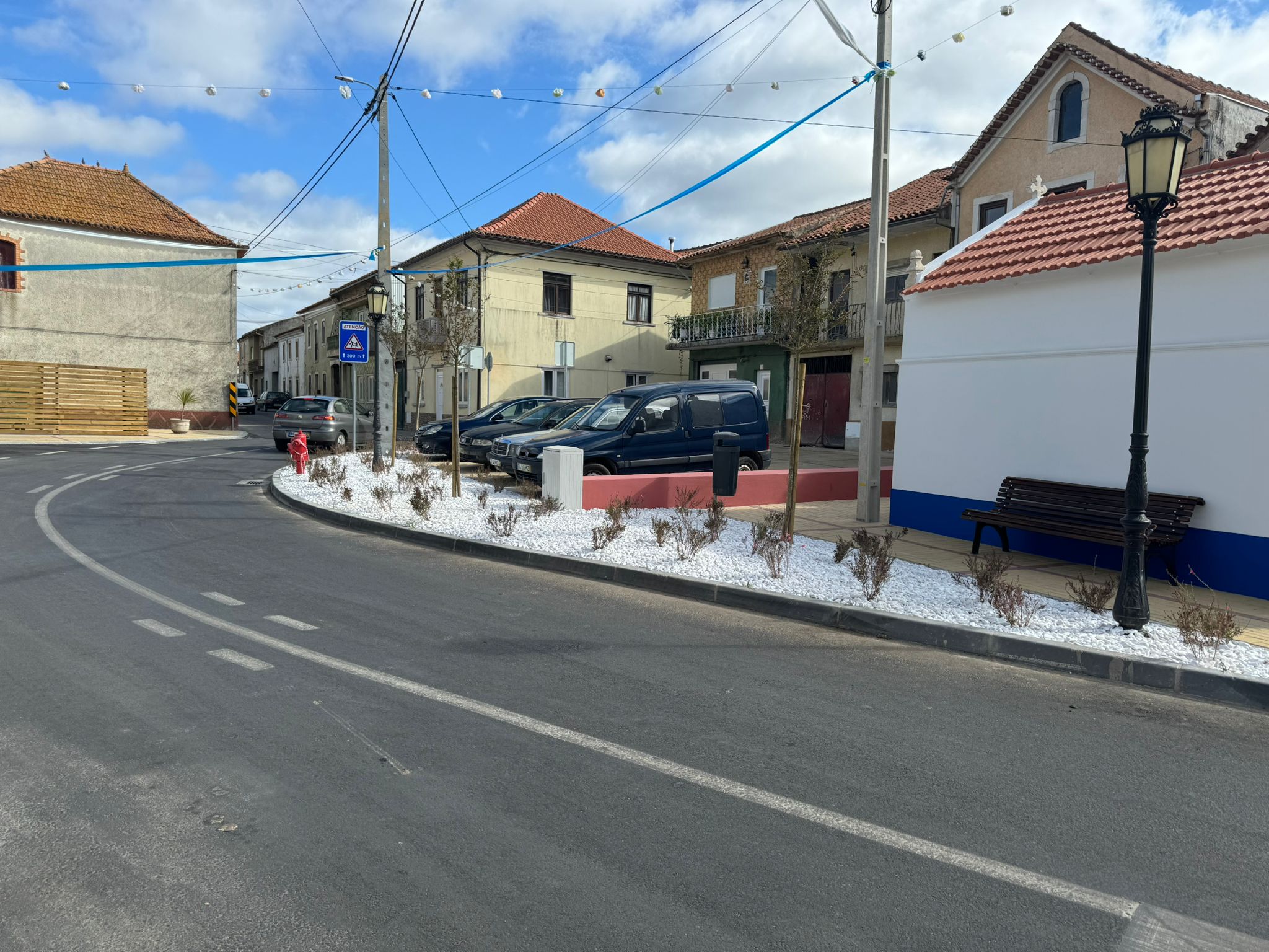 Construção de canteiros públicos