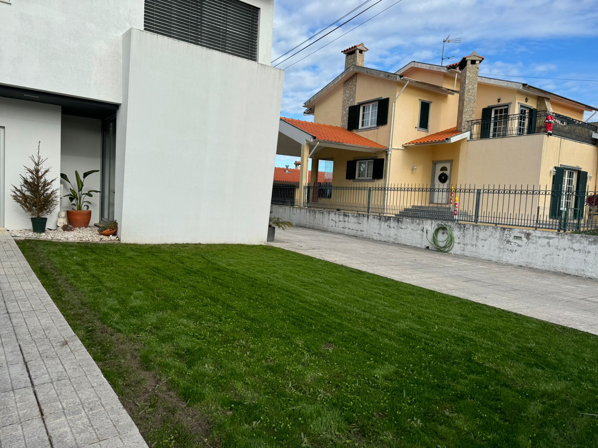 Reconstrução de jardim